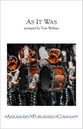 As It Was Marching Band sheet music cover